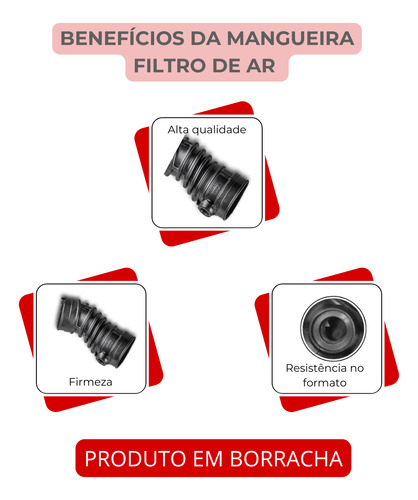 Mangueira Filtro Ar Corsa 1.0 1.6 8v Mpfi 1996-2001