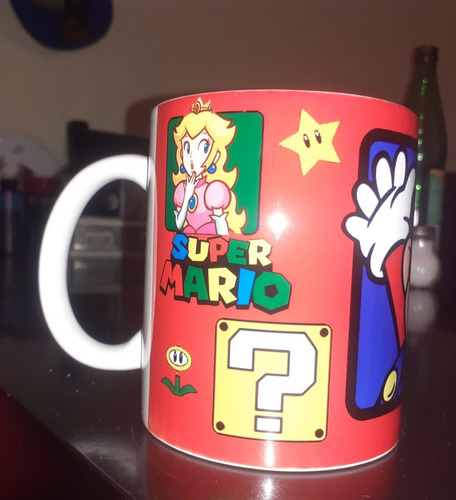 Imagen 3 de 4 de Taza Mario Bros Para Regalo