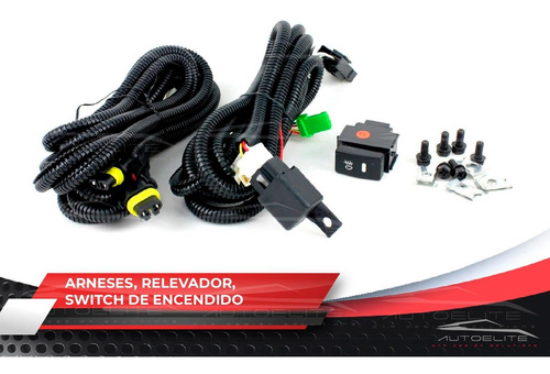 Imagen 5 de 8 de Kit Faros Niebla Toyota Yaris 2018 2019 Con Switch Y Arnes