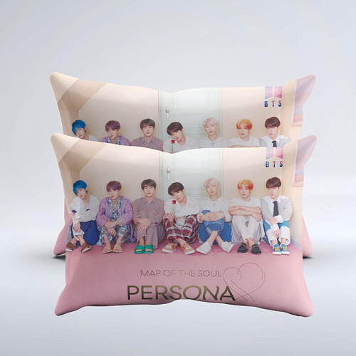 Bts Map Of The Soul Persona Throw Pillow Cover X With H...