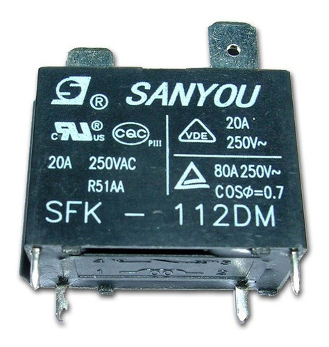 Sfk 112 Sfk-112 Sfk112 Sfk112dm Relay Rele 250vca 20a