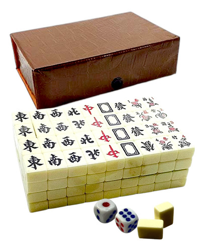 Juego De Mesa Mahjong Domino Chino + Amigos + Familia