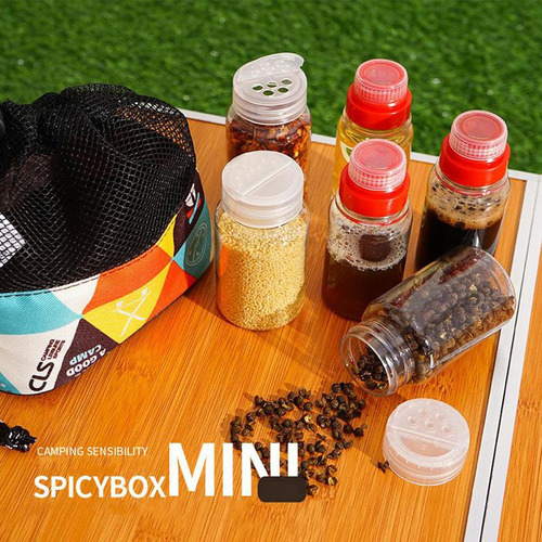 6pcscondiment Jar Picnic Bottle Mezclado Mezclado Mezclado