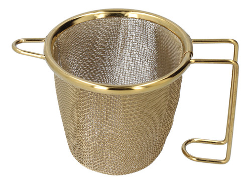 Colador De Té Con Mango De Filtro Infusor De Acero Inoxidabl