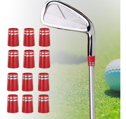 Virolas De Hierro De Golf De 12 Piezas, Tamaño .355, Rojo