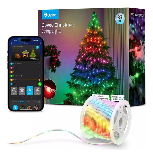 Luces Navideñas Inteligentes De 5 M Con Control Por App