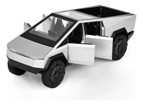 Coches De Juguete Tesla Cybertruck Collection Con Motociclet