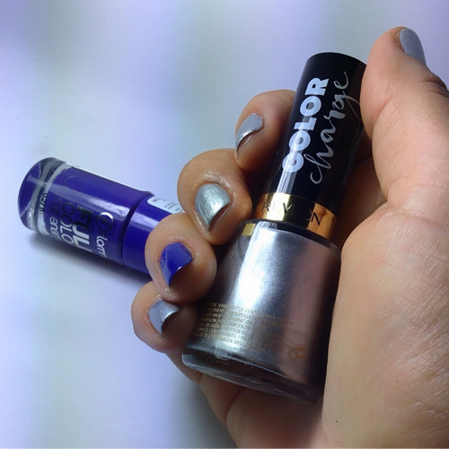 Esmaltes Uñas Revlon Color Charge 001 Silver Muy Cubritivo