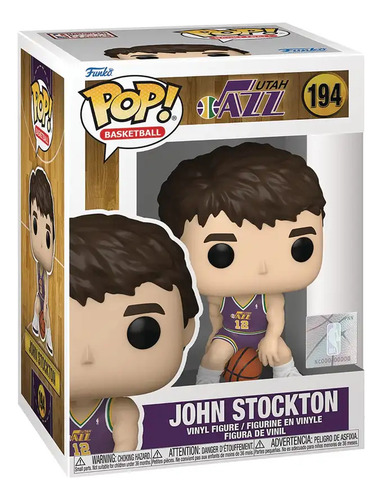 Funko Pop! Nba Legends: Utah - John Stockton #194