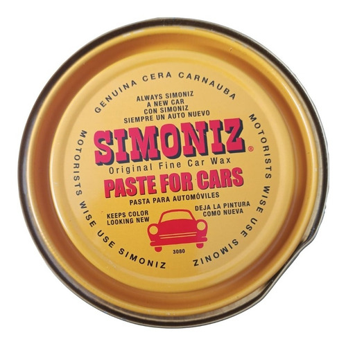 Pasta Cera Carnauba Selladora Protectora Pintura Simoniz