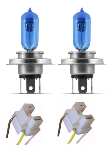 Conector Chicote + Lâmpada Super Branca Monza Kadett Santana