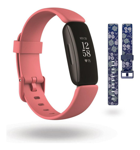Smartband Fitbit Inspire 2 Rosa + Correa Fitbit Para Inspire