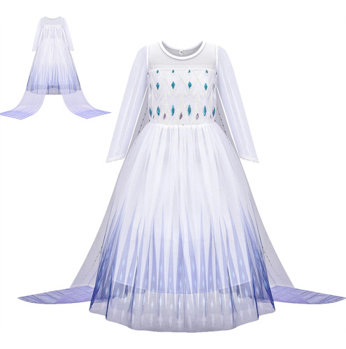 Vestidos De Princesa Frozen Elsa Para Niñas Y Fiestas De Cos