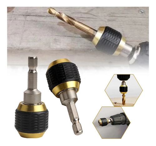 2 Brocas De Cambio Rápido Para Taladro Hexagonal.