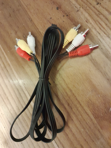 Cable Rca Audio Video 3 Colores 1.4mts. (Usado)