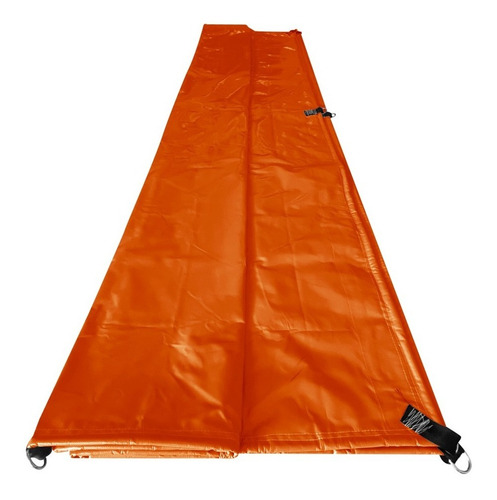Lona Multiuso Comercial De Lonas De Puebla Polimeros 610 18 Onzas Impermeable De 6m X 6m Color Naranja