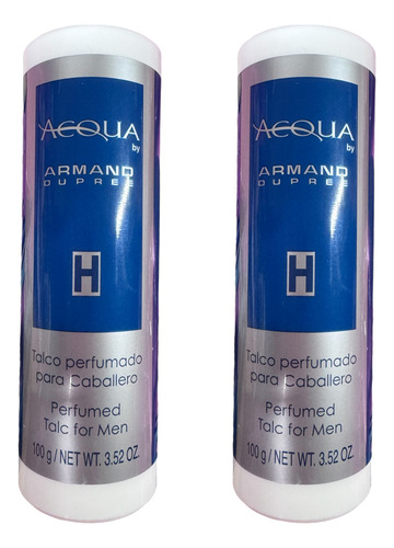 Talco Perfumado Acqua Armand Dupree Caballero Kit 2 Fuller
