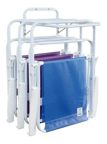 comprar Soporte Para Sillas Reposeras Plegables Recomendado Color Blanco