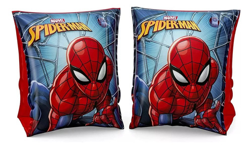 Bracitos Para Pileta Spiderman Inflable Bestway 23x15 Cm 