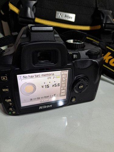 Nikon D60 +lente 18-55, Sólo 4411 Disparos! Vea Las Fotos!! Negro