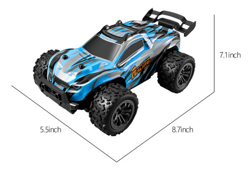 Mz Auto De Control Remoto Rc De 1:20, Eléctrico, Luminoso,