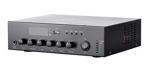 Monoprice Commercial Audio 5 Amplificador Mezclador Mp