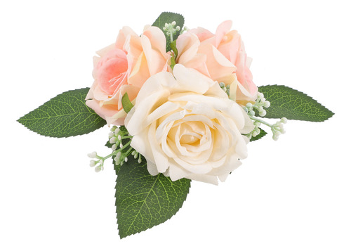 Flores De Decoração De Bolo De Flores De Seda Substituíveis