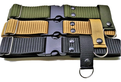 Cinturon Cinto Militar Tactico Nato 40mm Presillas Regulable