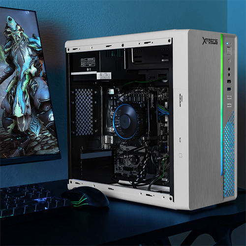 Xtreme Pc Gaming Computadora Intel Core I5 12400 16gb Ssd 500gb Monitor 23.8 75hz Wifi Ultron White