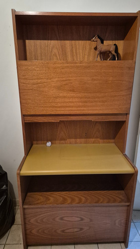 Lote De 2 Muebles Tipo Repisa - No Se Envían- Estado Regular Marrón Claro (Usado)