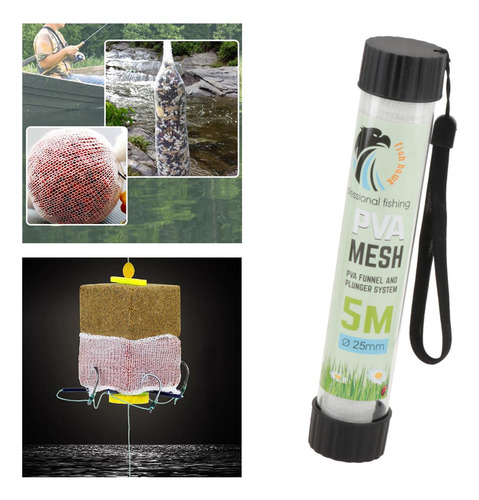 Sacos De Iscas De Malha Pva Para Alimentação De Boilies, M