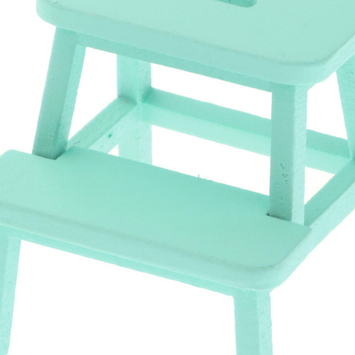 2 Silla Con Escalón Para Casa De Muñecas, Escala 1:12,