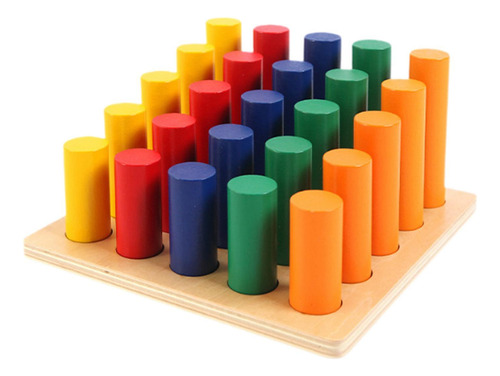 Bloques De Madera Colores De Juguetes Educativos De Madera