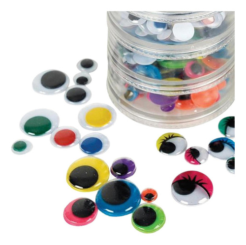 400 Piezas De Ojos Saltones, Ojos De Seguridad De Colores