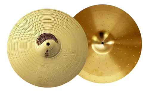 2x Crash Cymbal Practice Piezas De Platillos Rendimiento