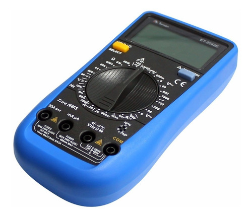Imagem 2 de 2 de Multímetro Digital Minipa Et-2042e True Rms, Mede Capacitor