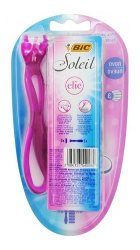 Aparelho De Depilação Bic Soleil Clic C/ 6 Cargas: Kit C/ 3
