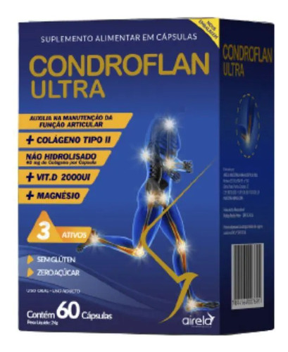 Suplemento Alimentar Condroflan Ultra 60 Cápsulas - Airela Sem Sabor