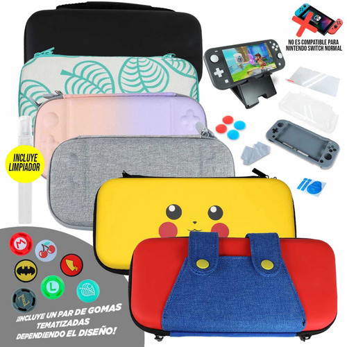 Nintendo Switch Lite Protector Estuche Kit Accesorio 16 N 1