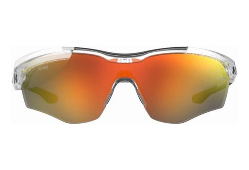 Lentes Under Armour Ua Yard Pro/f 2m4 Crystal Solar Lente Bicolor Naranja/verde Varilla Mate Crystal Armazón Mate Crystal