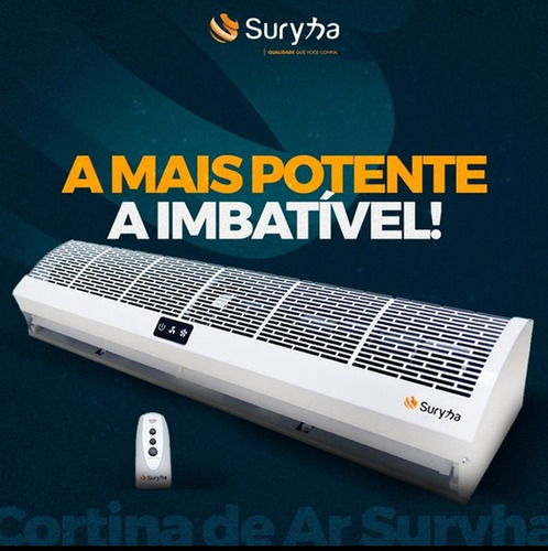 Cortina De Ar Suryha 120cm Com Controle 80001.002 220v