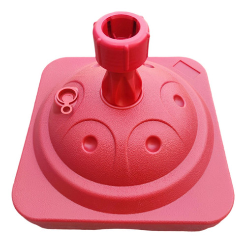Soporte Para Sombrilla De Exterior Para Jardín Y Patio Rojo