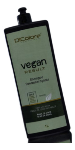 Vegan Result Shampoo Desembaraçante 1 L Dicolore