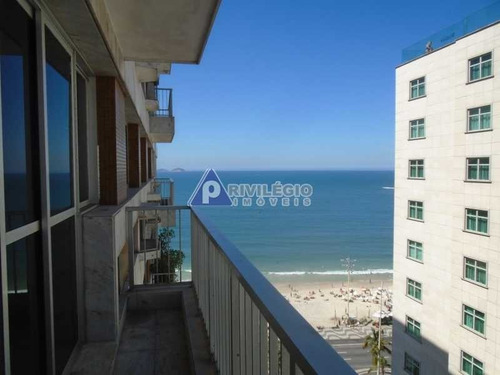 Apartamento Para Aluguel, 4 Quartos, 1 Suíte, 3 Vagas, Copacabana - Rio De Janeiro/rj - 495