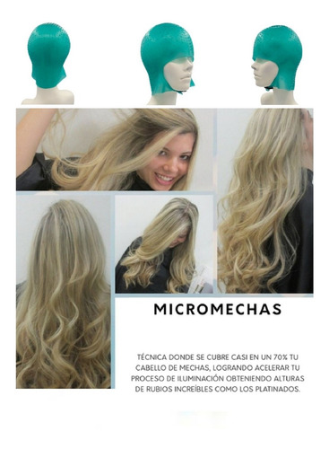 Gorro De Visos Micromechas / Microblond