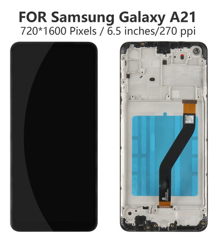 Sjpm Para Samsung Galaxy A21 A215 Pantalla Táctil Lcd Con