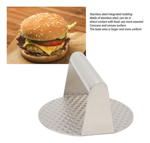 Smashed Burger Press, Prensa Redonda Para Hamburguesas De Ac