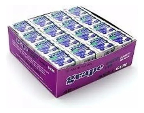 Chiclete Sabor Uva Marukawa Bubble Gum - 48 Uunidades 259g