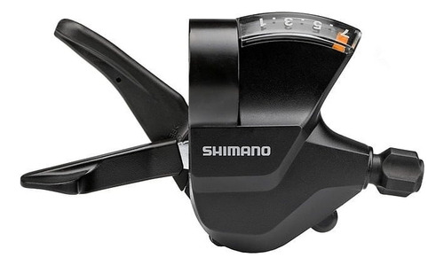 Alavancas de câmbio Shimano Altus SL-M315 3x7 Rapidfire Plus Preto
