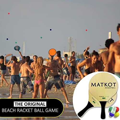 W4w Kadima Beach Paddle Ball Juego De Raquetas - El Paquete